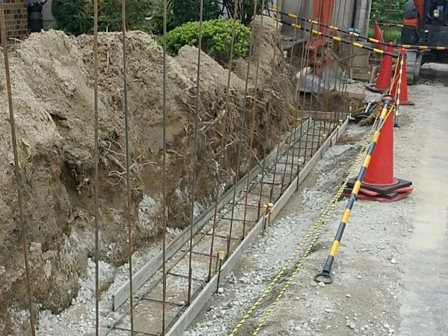 ブロック塀建て替え工事