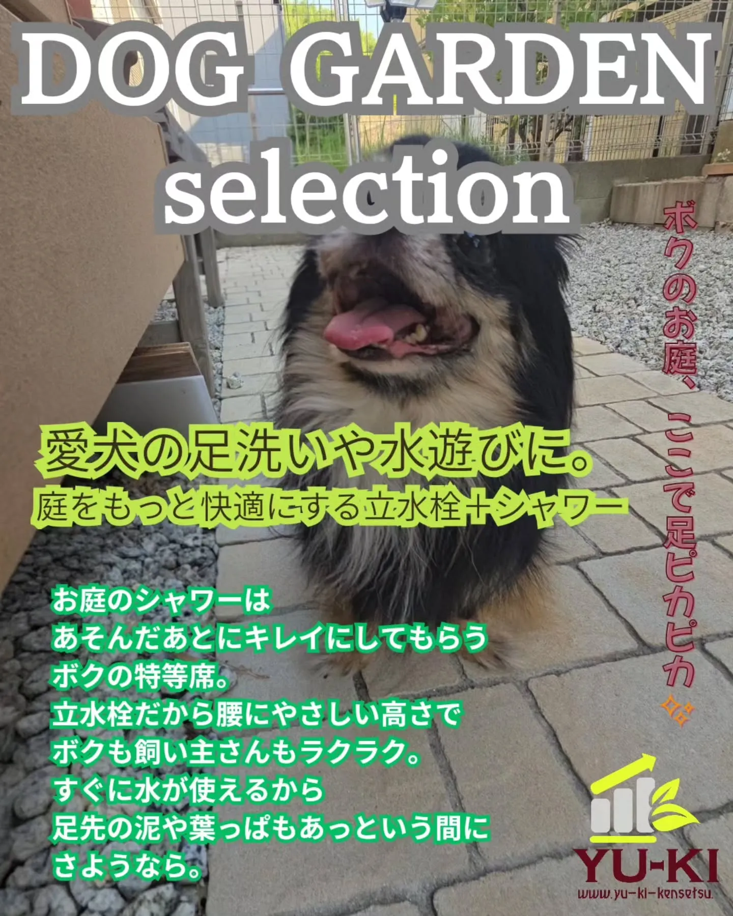 🐾✨ ドッグガーデンをもっと快適に！ ✨🐾